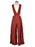 Sienna Sky 100% Cotton Solid Red Jumpsuit Size XS - photo 2