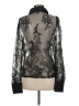 Shein 100% Polyamide Black Long Sleeve Blouse Size 6 - photo 2
