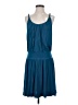 Assorted Brands Solid Teal Casual Dress Size S - photo 1
