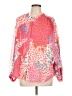 Unbranded 100% Polyester Pink Long Sleeve Blouse Size L - photo 1