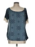 C'est La Vie Teal Short Sleeve T-Shirt Size L - photo 1