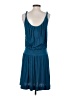 Assorted Brands Solid Teal Casual Dress Size S - photo 2