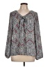 Laundry by Shelli Segal 100% Polyester Gray Long Sleeve Blouse Size L - photo 1