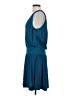 Assorted Brands Solid Teal Casual Dress Size S - photo 5