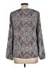 Laundry by Shelli Segal 100% Polyester Gray Long Sleeve Blouse Size L - photo 2