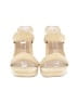 Journee Collection 100% Leather Ivory Sandals Size 8 1/2 - photo 2