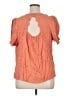 Torrid 100% Rayon Orange Short Sleeve Blouse Size 1X Plus (1) - photo 2