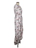 Unbranded Floral Gray Casual Dress Size M - photo 4