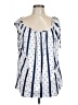 Assorted Brands 100% Polyester Blue Sleeveless Blouse Size EU 40 / US 10 - photo 1