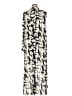 BCBGMAXAZRIA 100% Polyester Print Silver Casual Dress Size L - photo 2
