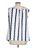 Assorted Brands 100% Polyester Blue Sleeveless Blouse Size EU 40 / US 10 - photo 2
