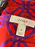 J.Crew Print Red Long Sleeve Blouse Size 0 - photo 7