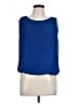 Max Studio 100% Polyester Blue Sleeveless T-Shirt Size L - photo 1
