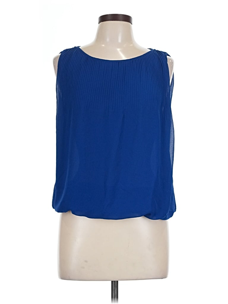 Pre-owned Max Studio Sleeveless T-shirt In Blue