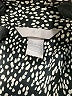 H&M 100% Polyester Animal Print Black Long Sleeve Blouse Size XL - photo 7