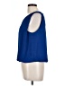 Max Studio 100% Polyester Blue Sleeveless T-Shirt Size L - photo 5