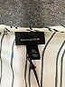 Who What Wear 100% Polyester Stripes Ivory Short Sleeve Blouse Size XL - photo 7