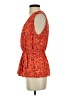 Sienna Sky 100% Polyester Orange Sleeveless Blouse Size S - photo 5