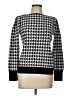 Ann Taylor Houndstooth Black Pullover Sweater Size L - photo 1