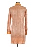 Max + Ash 100% Polyester Orange Casual Dress Size M - photo 2