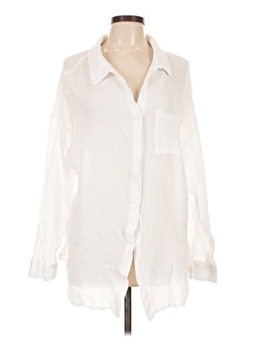 Shade & Shore Long Sleeve Blouse (view 1)