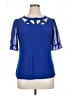 Adele & May Blue Short Sleeve Blouse Size XL - photo 1