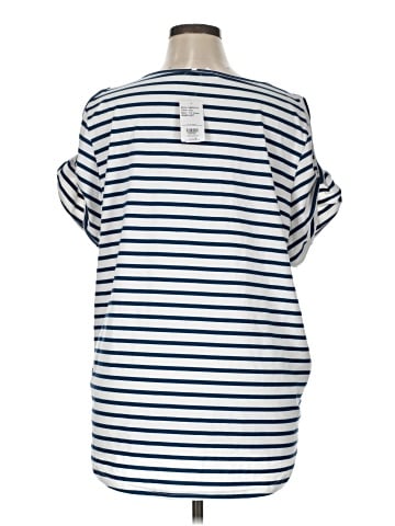 SIMPLE By Suzanne Betro Short Sleeve Henley (view 2)