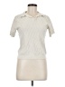 Assorted Brands Ivory Short Sleeve Turtleneck Size M - photo 1