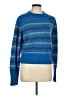 Tanya Taylor Stripes Blue Wool Pullover Sweater Size L (estimated) - photo 1