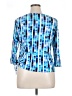 Ruby Rd. Blue 3/4 Sleeve T-Shirt Size XL (petite) - photo 2