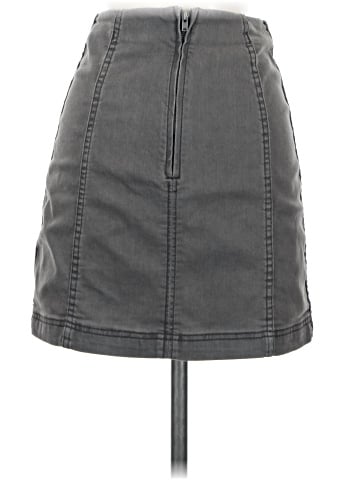 Free People Denim Skirt (view 2)