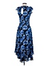 Parker Print Blue Cocktail Dress Size S - photo 2