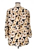 Maurices 100% Polyester Floral Ivory 3/4 Sleeve Blouse Size 1X - photo 2