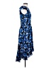 Parker Print Blue Cocktail Dress Size S - photo 4