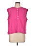 J.Crew Pink Sleeveless Blouse Size L - photo 1