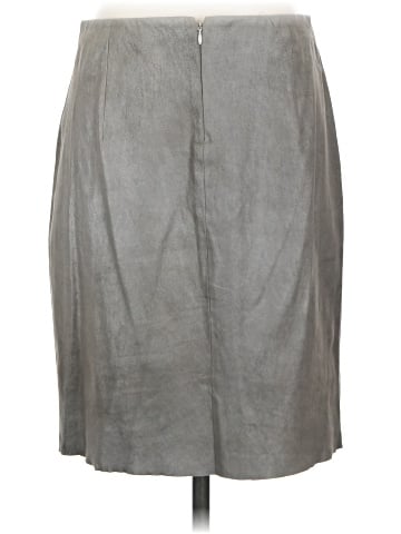 Elie Tahari Leather Skirt (view 2)