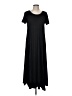 Cuddl Duds Solid Black Casual Dress Size M - photo 1