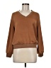 Hayes 100% Polyester Brown Long Sleeve Blouse Size M (petite) - photo 1