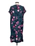 Lularoe Floral Teal Casual Dress Size S - photo 2