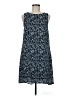 Nordstrom Rack 100% Polyester Paisley Blue Casual Dress Size M - photo 1