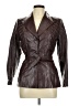 Unbranded 100% Leather Brown Jacket Size 9 - photo 1
