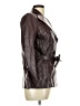 Unbranded 100% Leather Brown Jacket Size 9 - photo 4