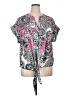 Ruby Rd. 100% Polyester Paisley Pink Short Sleeve Blouse Size 1X - photo 1