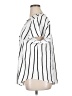 Torrid 100% Polyester Stripes White Short Sleeve Blouse Size 1X Plus (1) - photo 5
