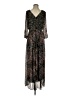 DR2 100% Polyester Paisley Black Casual Dress Size S - photo 1