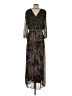 DR2 100% Polyester Paisley Black Casual Dress Size S - photo 2