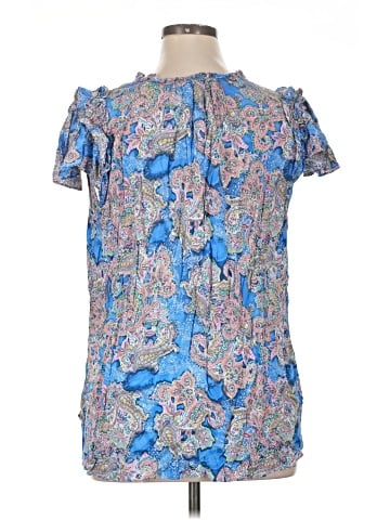 Rose + Olive Short Sleeve Blouse (view 2)