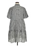 CeCe Checkered-gingham Gray Casual Dress Size 2X - photo 2