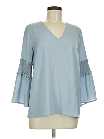 Karl Lagerfeld Paris 3/4 Sleeve Blouse (view 1)