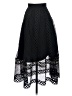 Maje Black Formal Skirt Size Sm (1) - photo 1